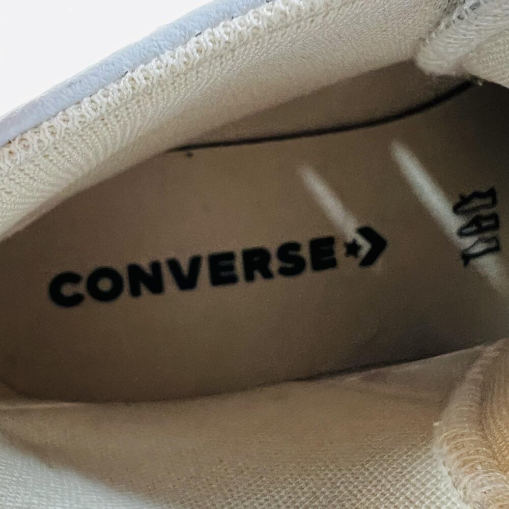 Converse Shoes Womens 6.5 White Leather All Star High Top Platform Sneakers - Picture 10 of 11